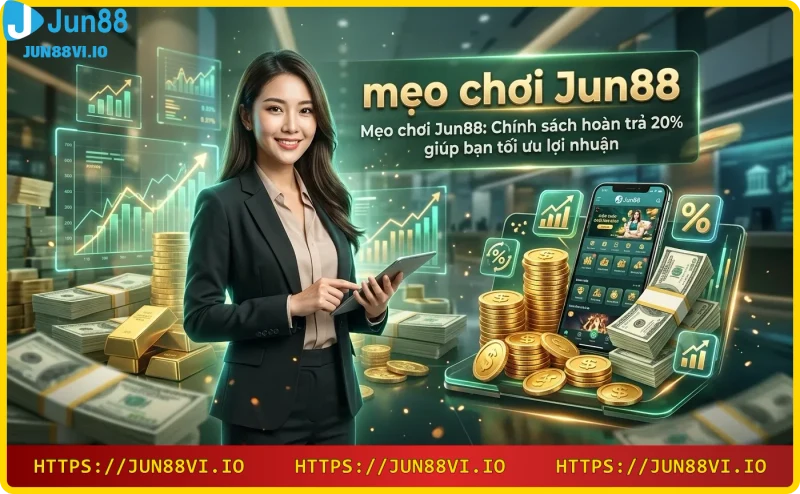 dong-tien-vang-phat-sang-voi-bieu-tuong-hoan-tra-20-minh-hoa-chinh-sach-uu-dai-hap-dan-tai-jun88 Đống tiền vàng phát sáng với biểu tượng hoàn trả 20%, minh họa chính sách ưu đãi hấp dẫn tại Jun88