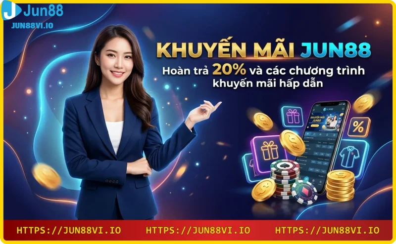 hoan-tra-20-jun88-chuong-trinh-khuyen-mai-noi-bat hoàn trả 20% Jun88 - chương trình khuyến mãi nổi bật